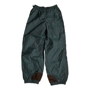 Vtg Columbia Snow Pants Adult Men Medium Hunter Green Adjustable Waist And Cuffs